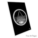 16"x24" - #3 Water - Trinity-O-Pyramid