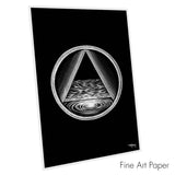 24"x36" - #3 - Trinity-O-Pyramid (Limited Edition)