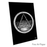 24"x36" - #3 Water - Trinity-O-Pyramid (Limited Edition)