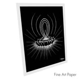 8"x10" - #8 - Spinning Lotus