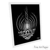 8"x10" Lotus of Divine