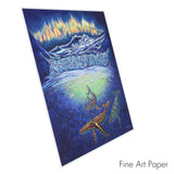 36"x48" - Whales - (Limited Edition)