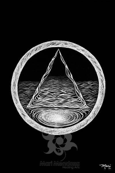 24"x36" - #3 Water - Trinity-O-Pyramid (Limited Edition)