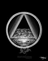 8"x10" - #3 - Trinity-O-Pyramid